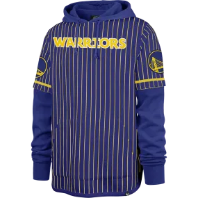 Hypoallergenic Inner Layer UV Protection Men's Warriors Pinstripe Double Header Shortstop Pullover