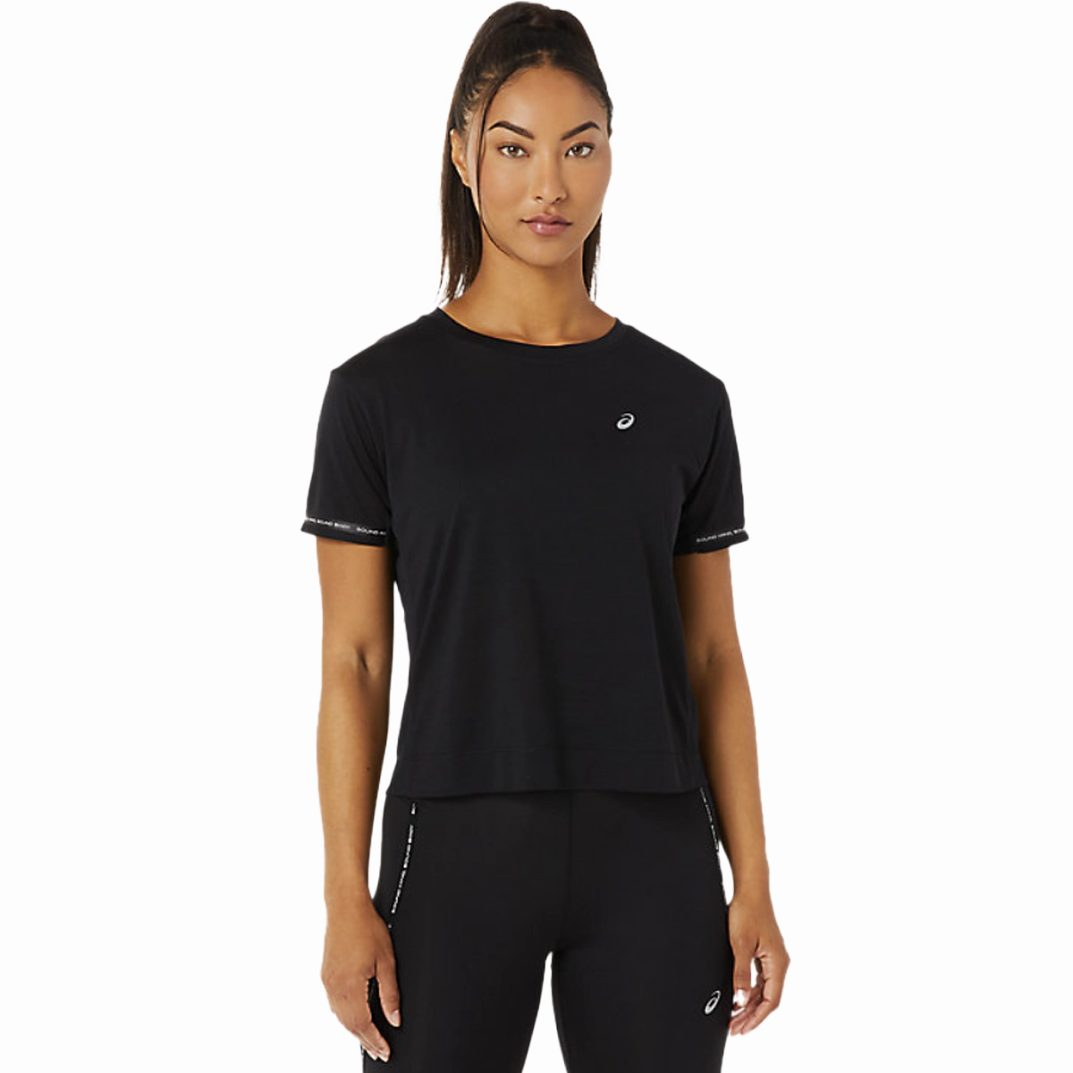 Women's Race Crop Top Checked classic waist
