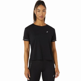 Women's Race Crop Top Elastic waist
