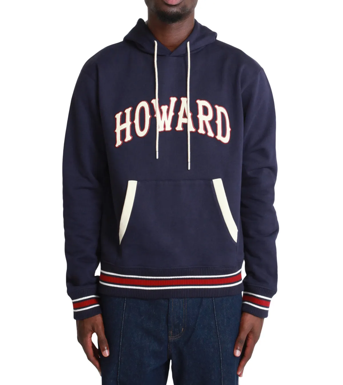 AntiBacterialTreatment Wales Bonner Howard Hoodie Navy