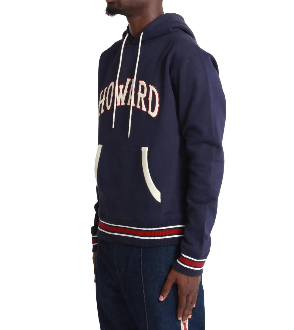 Wales Bonner Howard Hoodie Navy Low Care