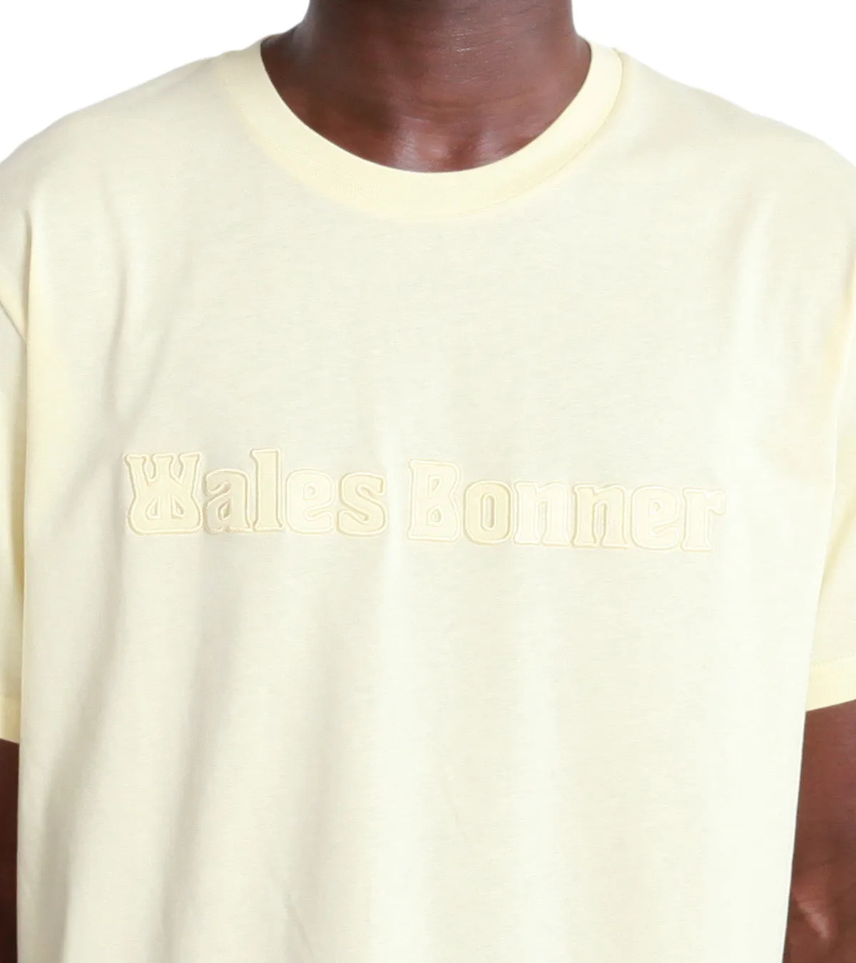 AdjustableHemline Tagless Labeling Wales Bonner Original T-Shirt Yellow