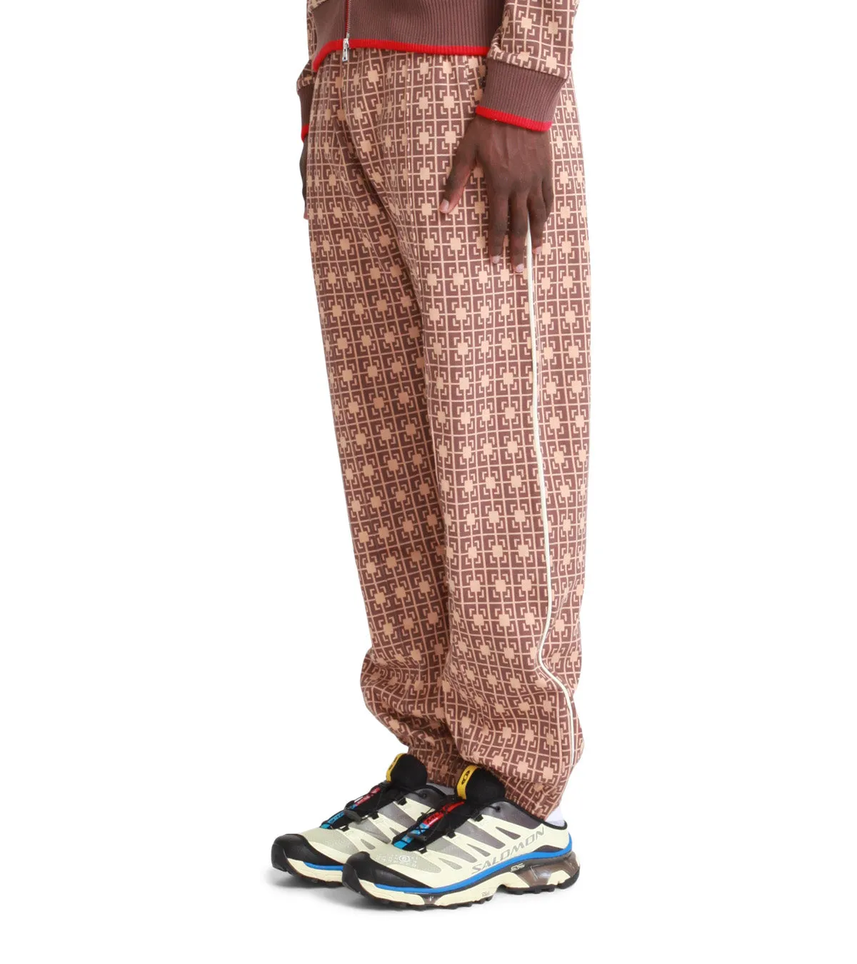 Wales Bonner Power Track Pant Orange Brown Metal Core