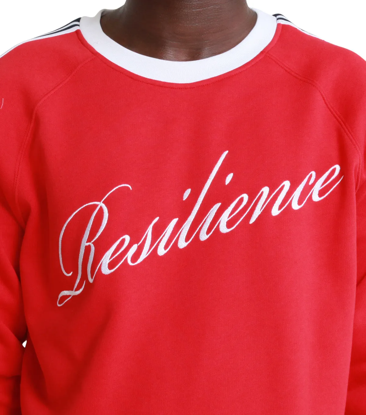 Wales Bonner Resilience Crewneck Red WaterRepellent Surface Luxury Touch