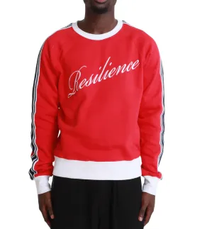 Wales Bonner Resilience Crewneck Red Strong Soul