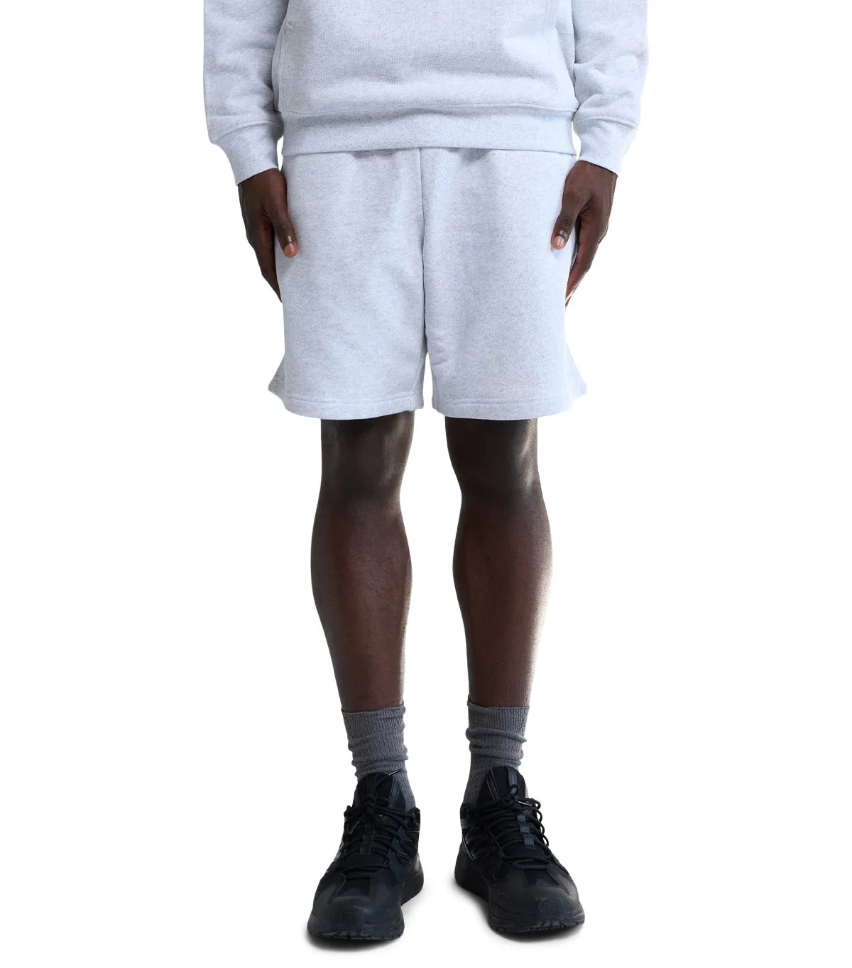 QuickDryTech Dime Cursive Small Logo Sweatshorts Ash