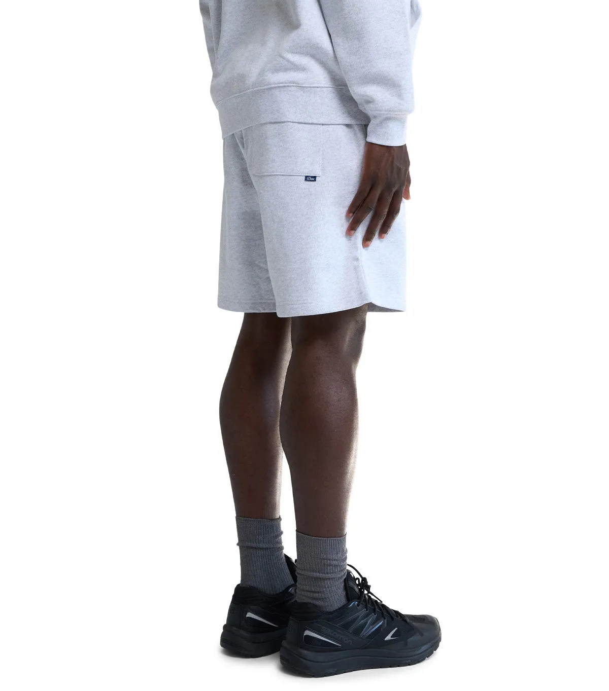 Dime Cursive Small Logo Sweatshorts Ash TagFreeDesign
