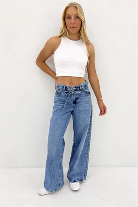 XL Straight Jean Thanks Friend Casual Friday Picnic Style Nature Lover