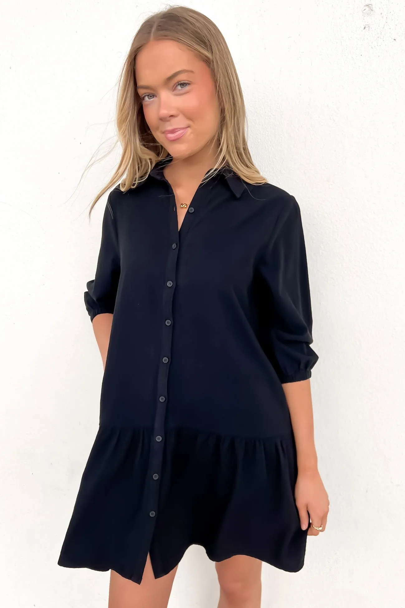 Weston Mini Dress Black Chic Ensemble Movement Feel