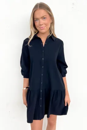 Weston Mini Dress Black Chilly Comfort