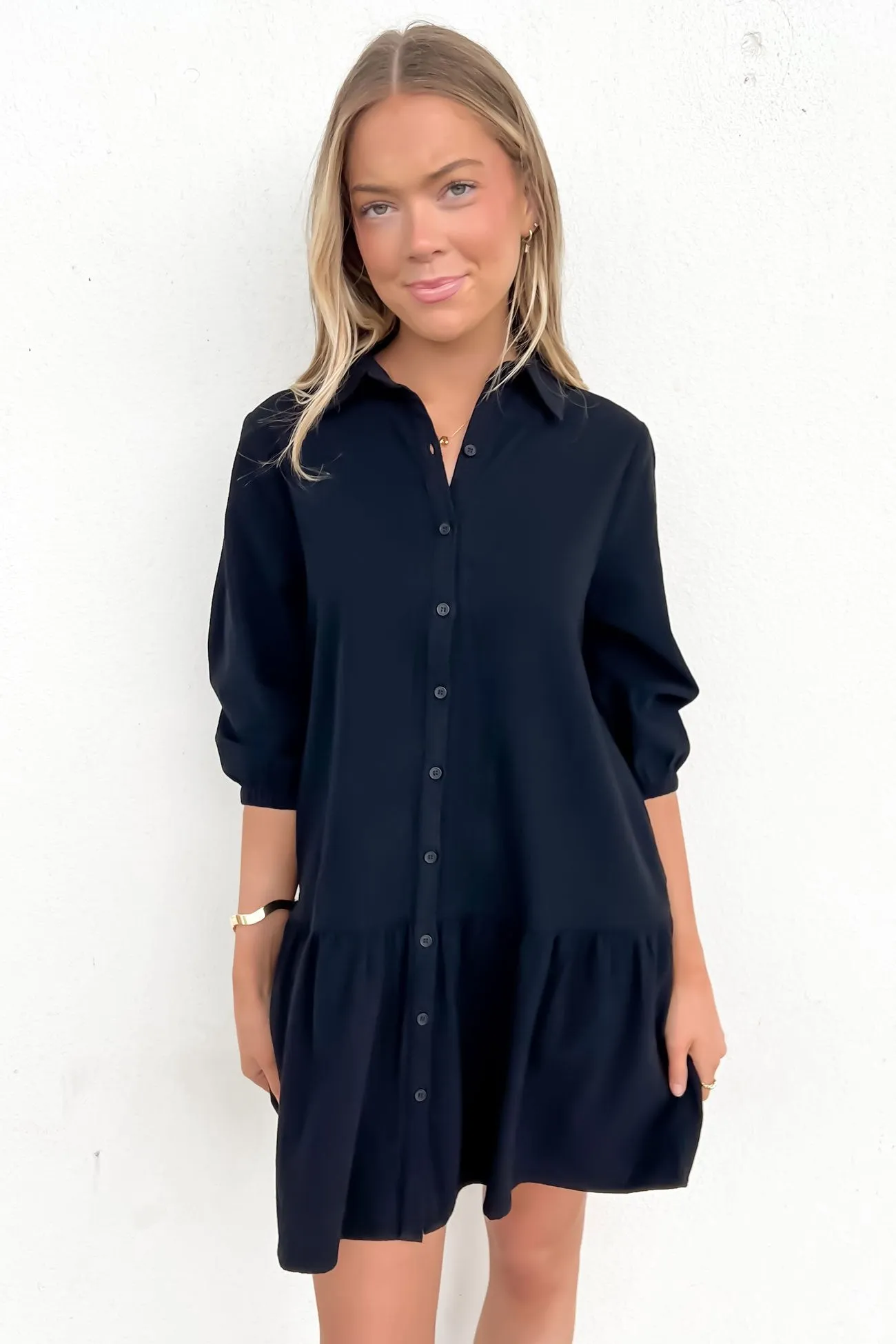 Weston Mini Dress Black Chilly Comfort