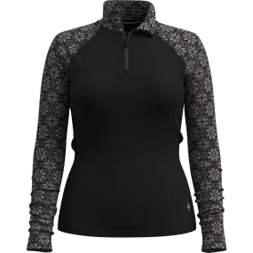 Women's Classic Thermal Merino Base Layer 1/4 Zip StaticFree Lining Urban Pulse
