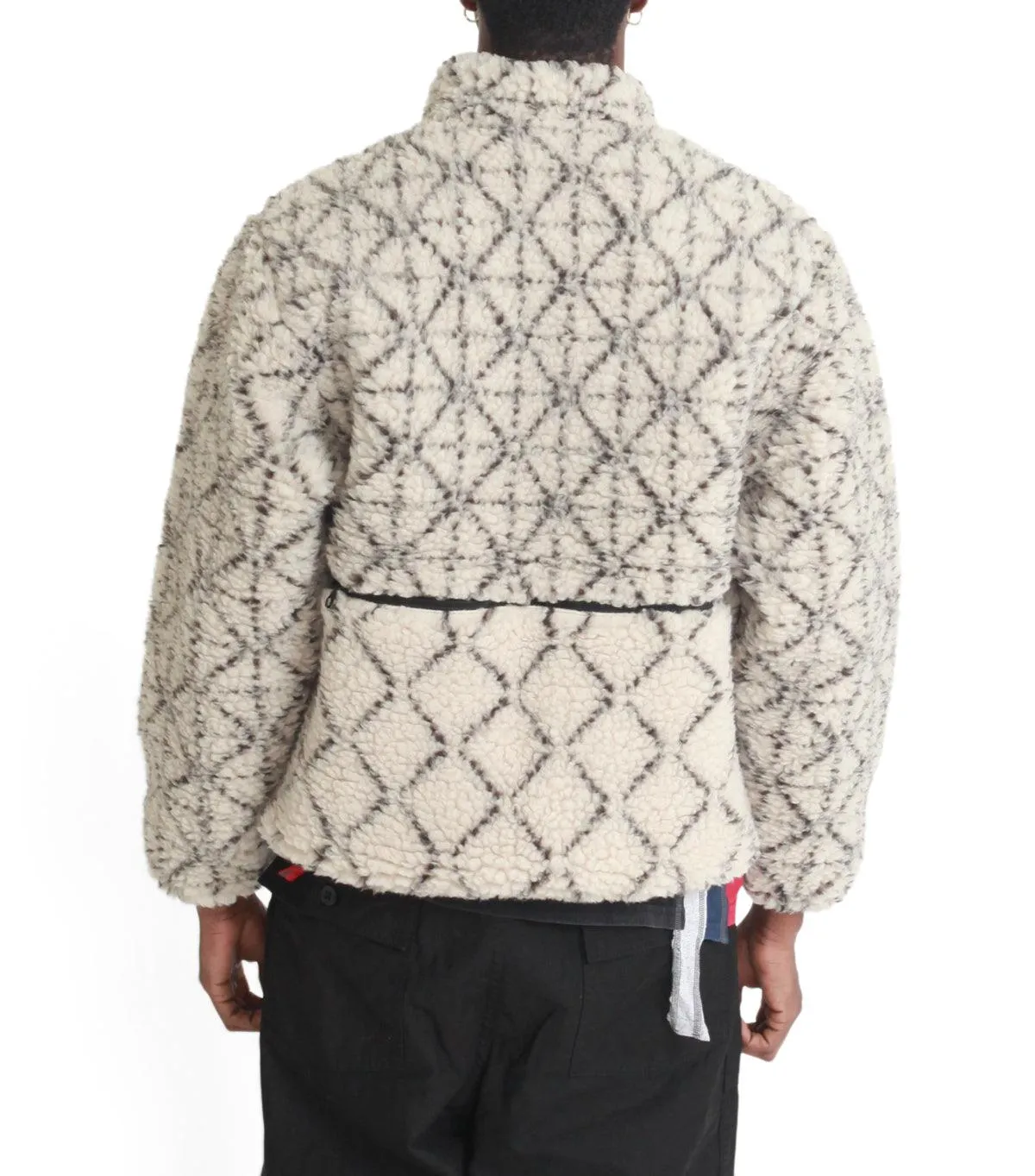 Seamless construction Kapital Do-Gi Sashiko Boa Fleece Reversible Blouson Ecru