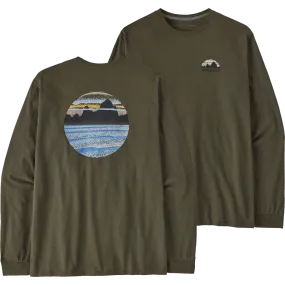 Stage Soul Men's Long Sleeve Skyline Stencil Responsibili-T