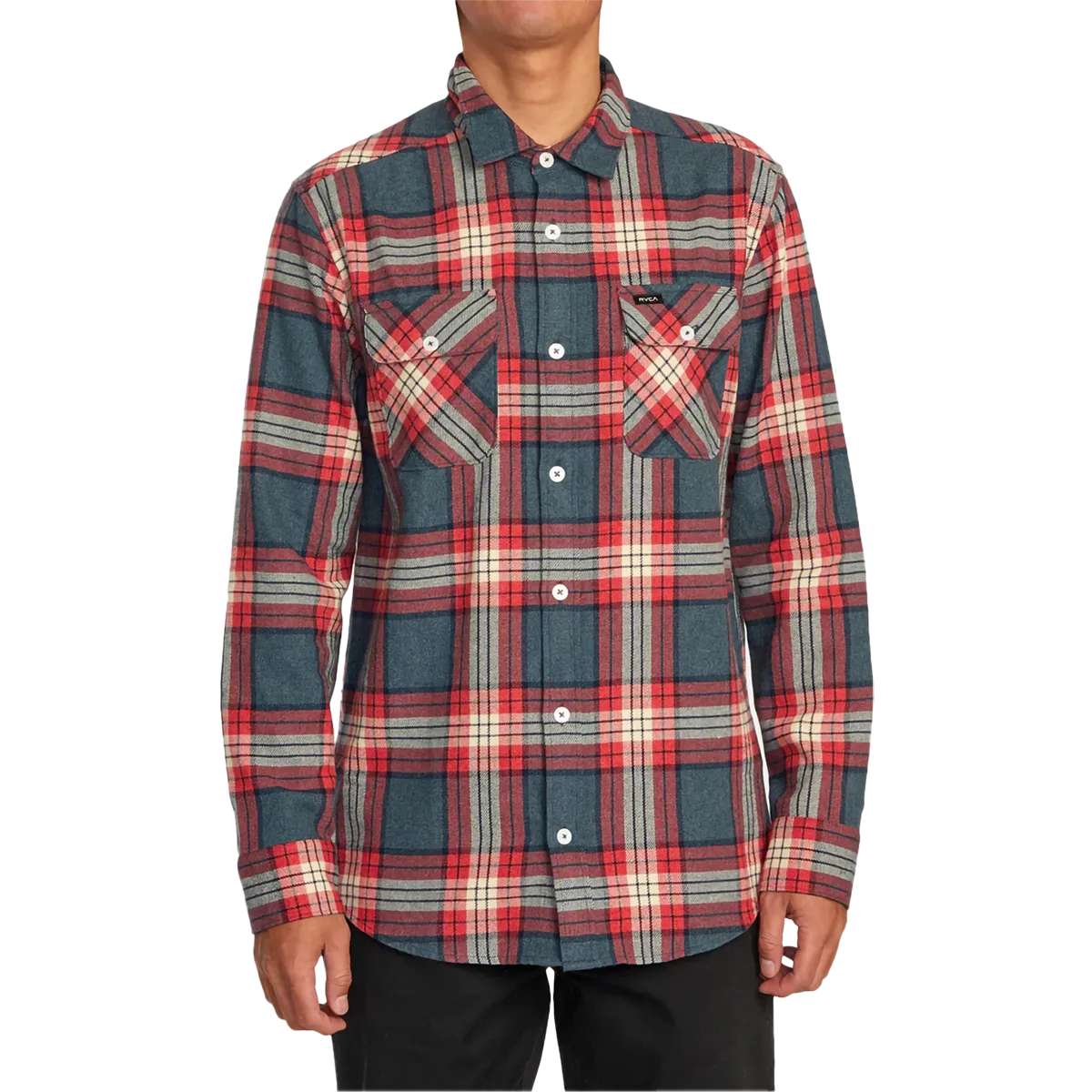 Gentle Breeze Heart Soul Men's Thatll Work Flannel Long Sleeve Shirt