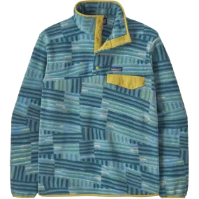 Men's Lightweight Synchilla Snap-T Fleece Pullover UVProtective Coating WaterRepellent Finish