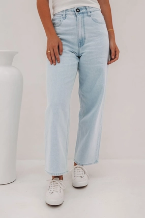 Active Wear Winter Warmth Durable Weellow Denim Jean Light Blue