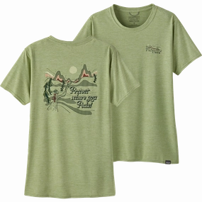 Women's Cap Cool Daily Graphic Tee - Lands Adult cropped legs