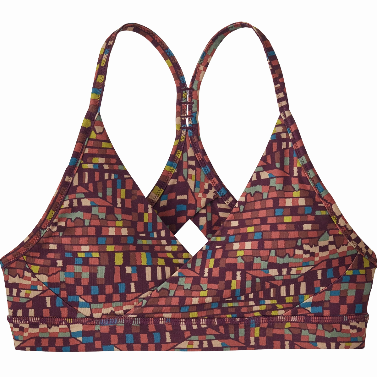 Women's Cross Beta Sports Bra Full Coverage Design Moisture Wicking Fabric