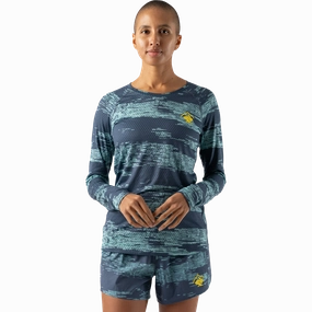 Zipped closure Women's EZ Tee Perf Long Sleeve Trail