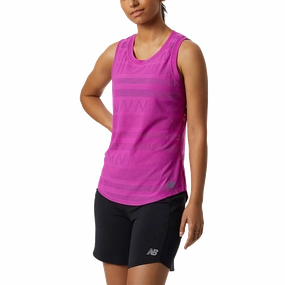 Noise Free Movement Benefit Women's Q Speed Fuel Jacquard Tank