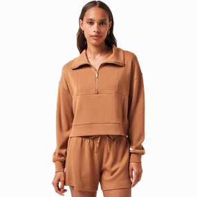 Budget Friendly Soft Touch Women's Skyloft Soft 1/2 Zip