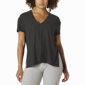 Women's Split Up Long Tee Power Stretch High Stretch
