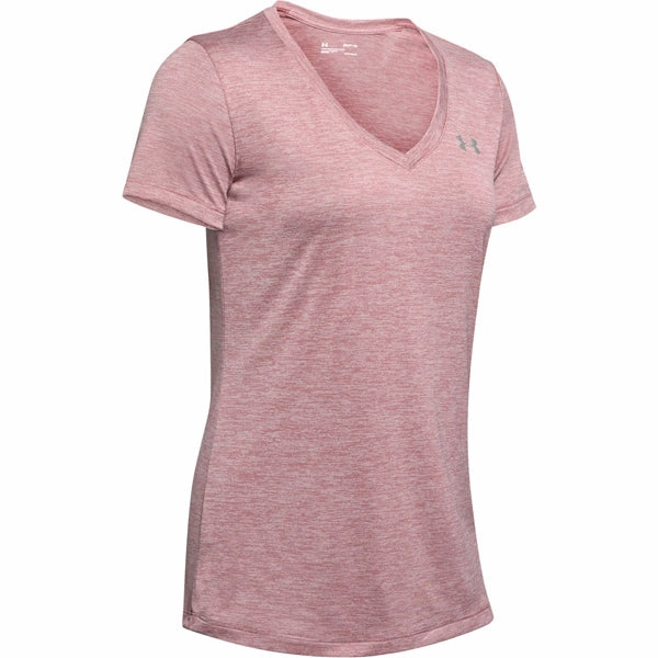 Urban Style Women's Tech Twist Short Sleeve V-Neck