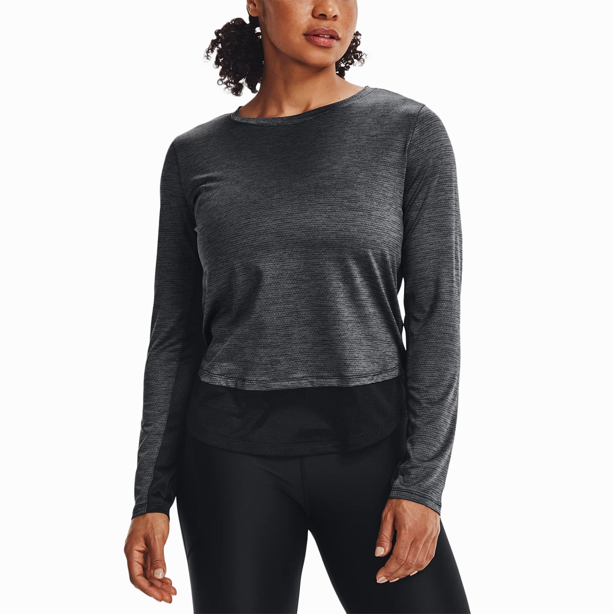 Women's UA Tech Vent Long Sleeve Audio stain - resistant