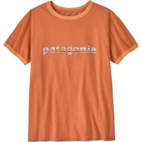 AbrasionResistantClothing Women's '73 Text Logo Org Ringer Tee