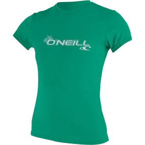 Thermal Insulation Day Off Women's Basic Skins 50  Short Sleeve Sun Shirt