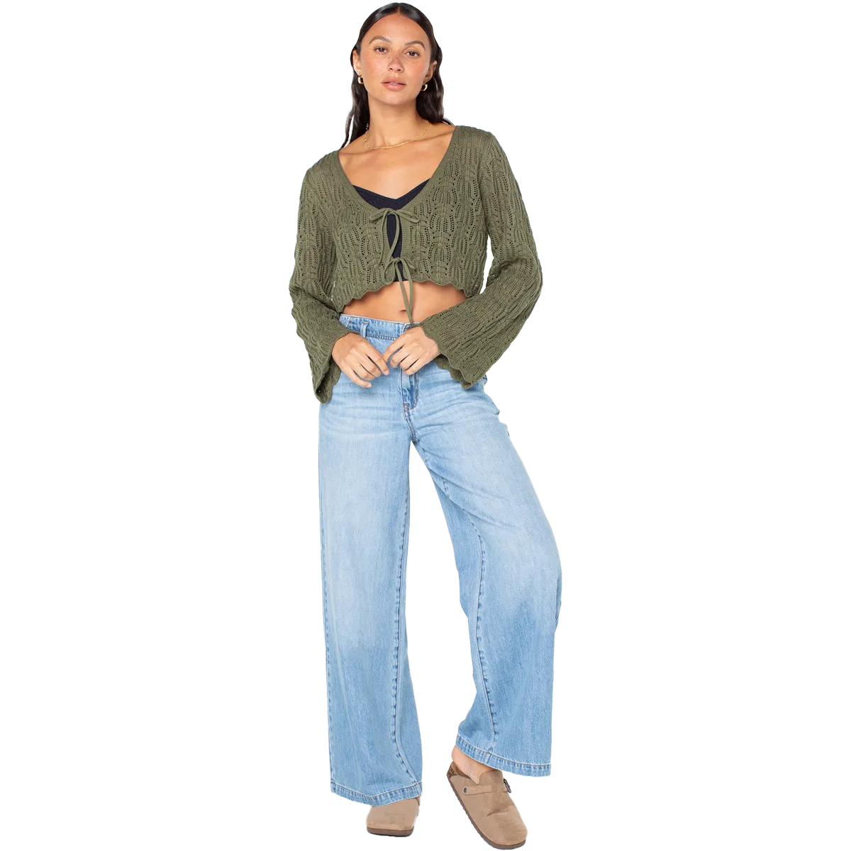 AbrasionResistantThread Reinforced Hem Women's Beach Bound Sweater