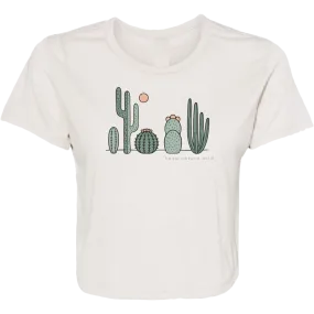 Semi Formal Women's Cactus Friends Cropped Tee