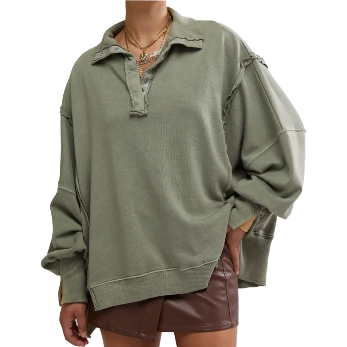 Women's Camden Henley AntiStaticMaterial