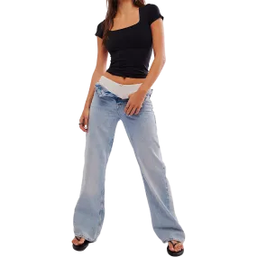 Women's Clean Lines Baby Tee AntiPillingFabric