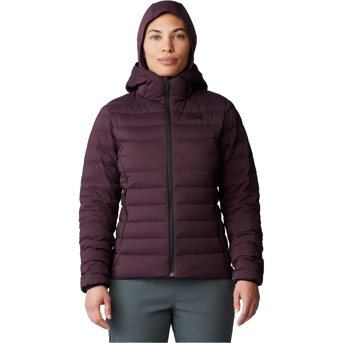 Women's Deloro Down Full Zip Hoody AntiPilling LowMaintenance Material