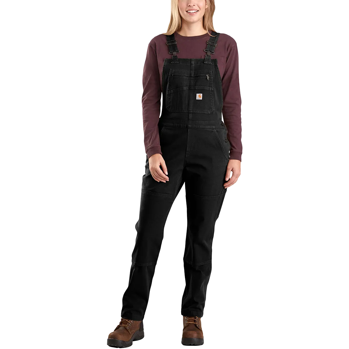 Women's Double Front Bib Overall - 29" Modern Chic