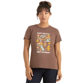 Women's Enjoy Everyday Tee Italian Flair HiddenZipperClosure