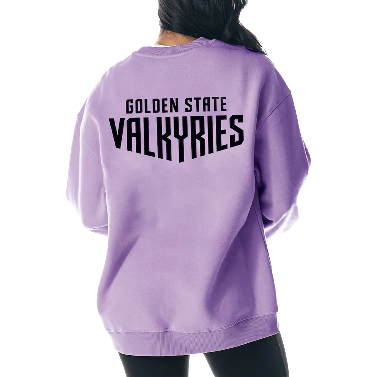 Reflective Detailing Women's Golden State Valkyries Fleece Pullover Crew