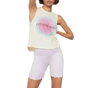Women's Good Karma Crop Tank AntiPilling Surface