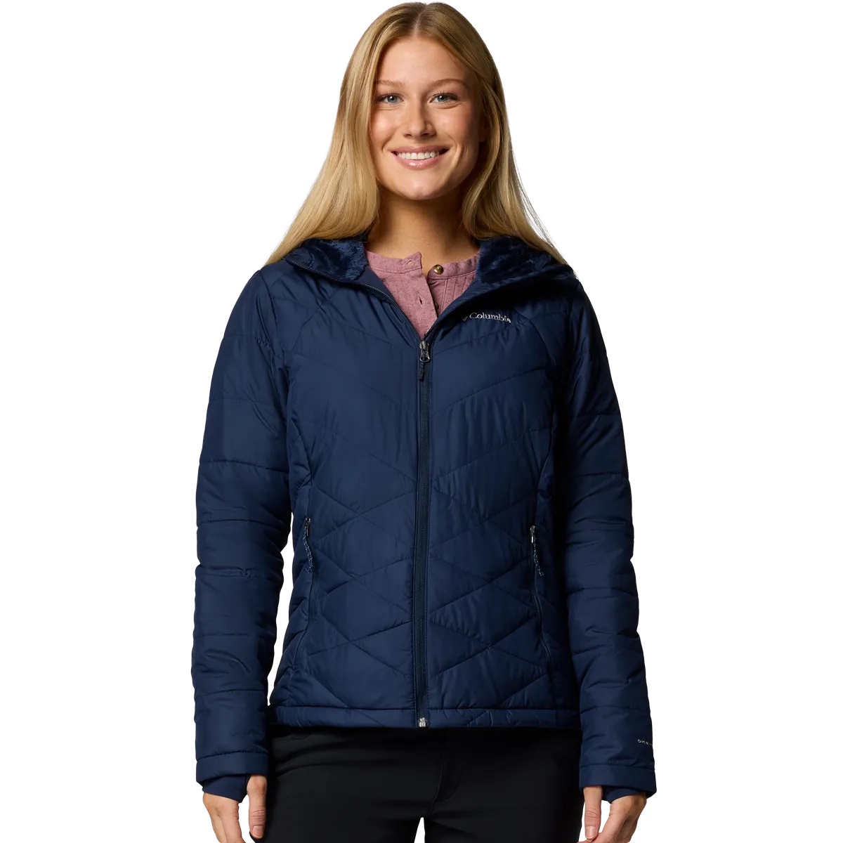 Women's Heavenly Hooded Jacket Loose Thread Design Edge