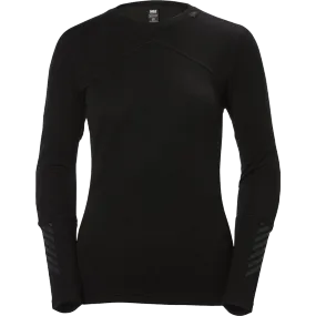 Flexible Material WrinkleFreeTexture Women's HH Lifa Merino Crew