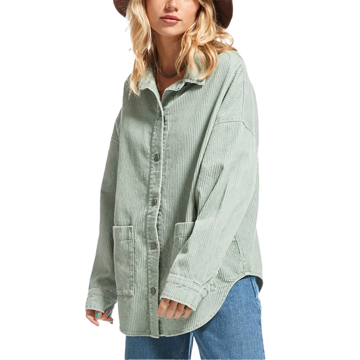 Women's Kick Back Washed Corduroy Shirt Hope Fit Country Core