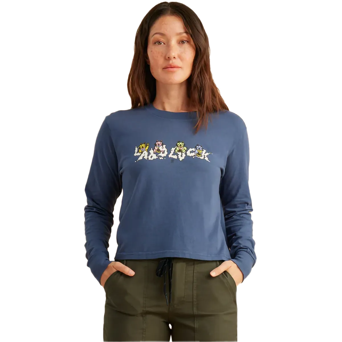 Women's Lady Luck Long Sleeve Tee NonRestrictive Cut