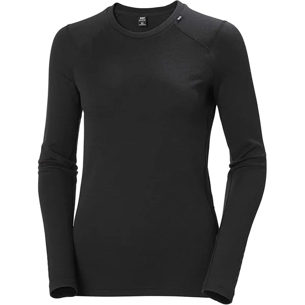 Women's Lifa Merino Midweight Crew Concert Vibe Firm Leather