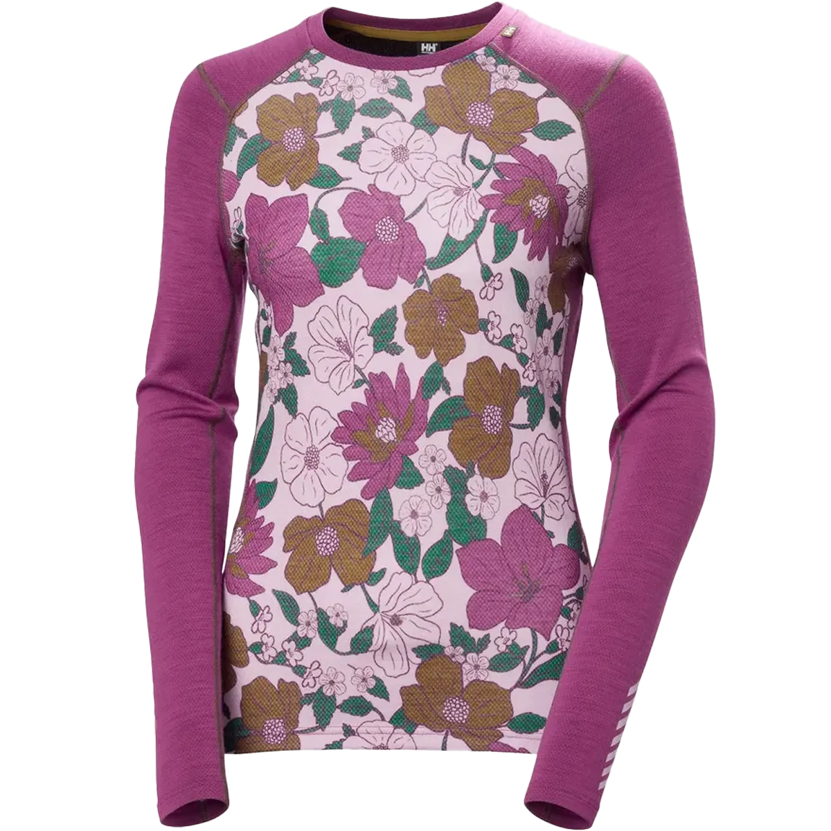 DoubleLayerReinforcement Recycle Glow Women's LIFA Merino Midweight Graphic Crew