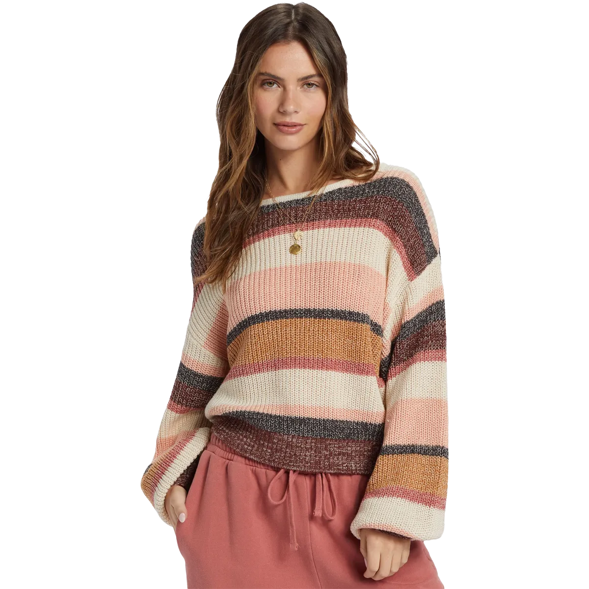 Women's Light Wave Sweater FlexibleWaistband