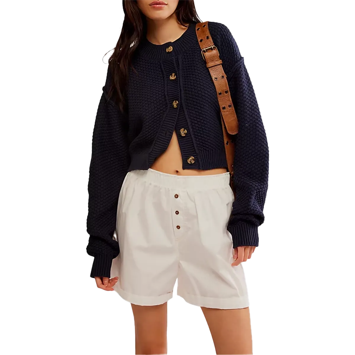 HighNeckStyle Women's Lila Cardi