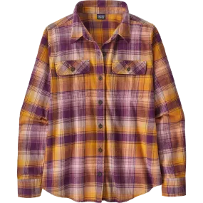 Women's Long Sleeve Midweight Fjord Flannel Shirt BuiltIn Grip AntibacterialFinish