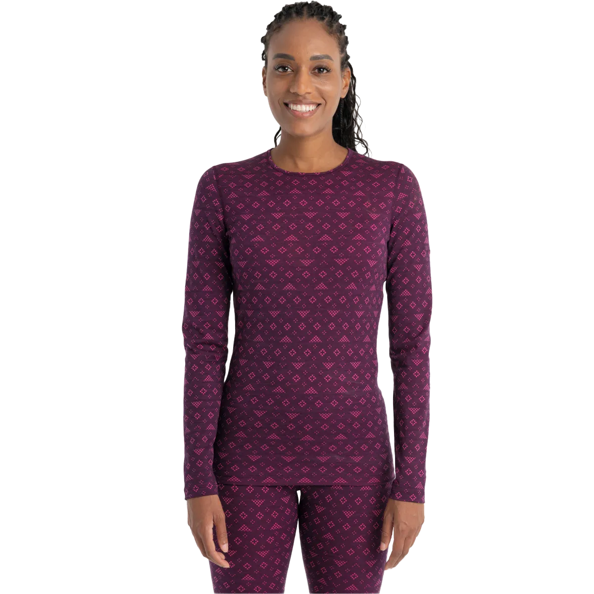 Women's Merino 200 Oasis LS Crewe First Snow VersatileStyle